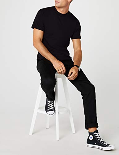 Fruit of the Loom Premium Tee Single, Camiseta manga corta para Hombre, Negro (Black), X-Large