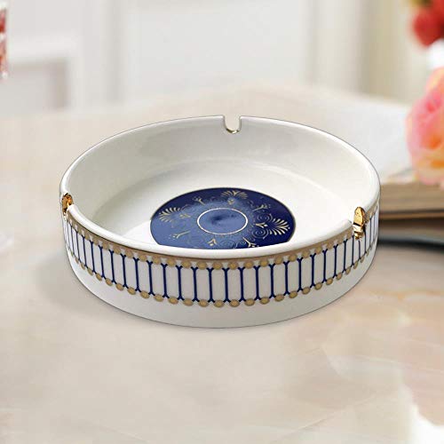 FSHB Cenicero Cute Pipe Tobacco   Ash Tray Cenicero portátil Ceramic Craft Hotel Party Creative Home Gadgets, A