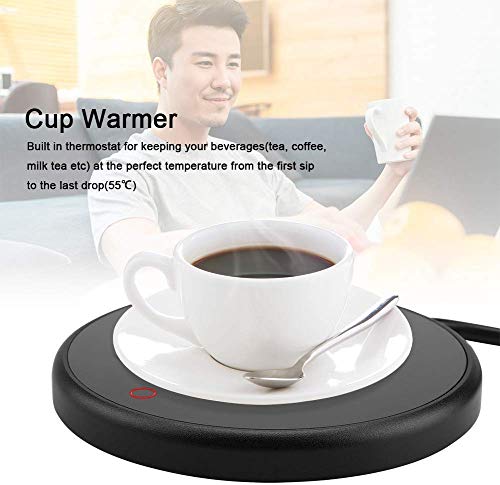FTVOGUE - Calentador eléctrico de 220-240 V para taza de té, café y leche