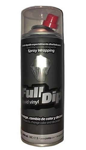 FullDip FLD0203 Vinilo Líquido, Antracita Metalizado, 400 ml