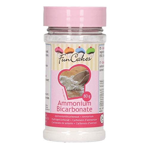 FunCakes Carbonato Amónico pastelería 80 g