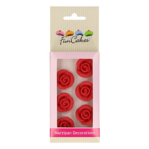 Funcakes - Decoraciones de Mazapán (Rosas Rojas)