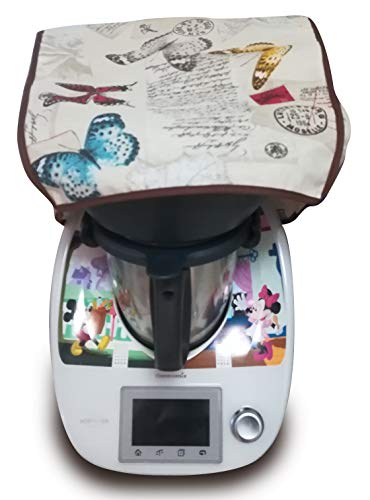 Funda antimanchas para Thermomix TM31 & TM5 & TM6 CON VAROMA Mariposas