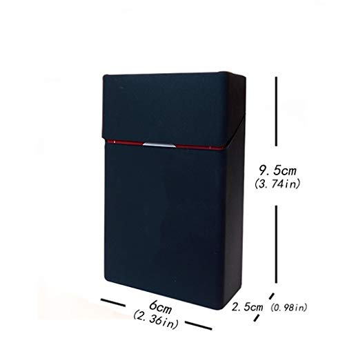 Funda para cigarrillos, color negro