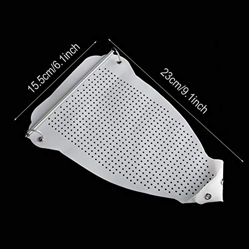 Funda protectora de hierro para zapatos, evita que la placa de hierro del hogar sea reutilizable, pieza de repuesto para plancha eléctrica
