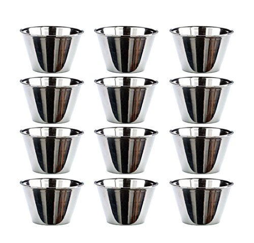furein Flanero Individual en Acero Inoxidable Set de 12 Piezas (58988 7cm)