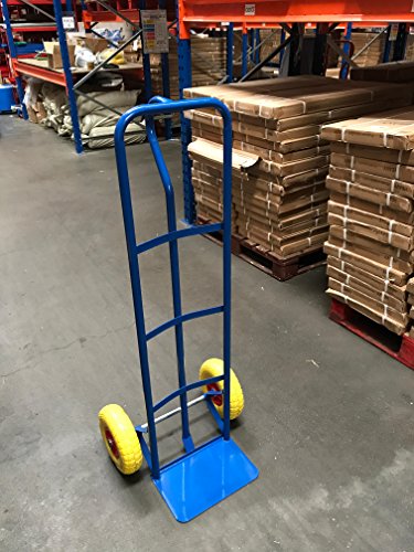 G-Rack T1BLUE Carro Industrial Resistente de Acero – con Neumáticos Antipinchazos y Capacidad de Carga 325 kg, Azul