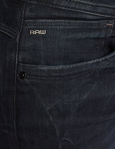 G-STAR RAW Lynn Mid Waist Skinny Vaqueros, Azul (Medium Aged 6550), 28W / 32L para Mujer