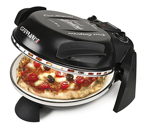 G3 Ferrari Delizia Delicia Negra. Horno Pizza Express Original, 1200 W, Acero Inoxidable