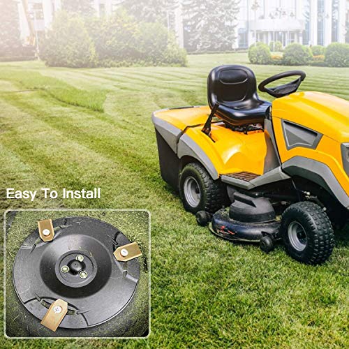 Gafild Titanio Hoja De Repuesto para cortacéspedes Husqvarna, 30 Cuchillas de repuesto para Gardena cortacéspedes, con tornillos Manufacturer: Gafild