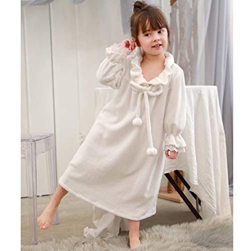 Gaga city Camisón Franela Full Length para Niñas Mujer Ropa de Dormir Vintage - Pijama a Juego Niña y Madre
