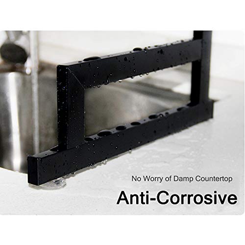 Galapara Escurridor de cubiertos, Estante de Almacenamiento de Cocina, Fregadero de Secado Tablero de Drenaje Estante para Platos Estante, utensilios de cocina de protección Ambiental Inoxidable 85cm