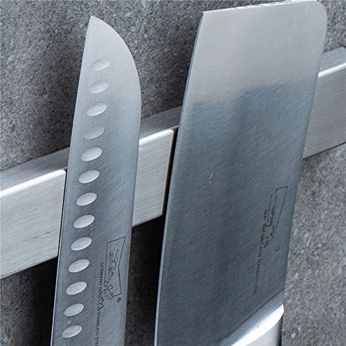 Galapara Sujetador de Cuchillo,Soporte para Cuchillos Cuchillo para Estante Cuchillo Tira Utensilio Soporte Colgante y magnético para el Almacenamiento de Cuchillos de Cocina, Utensilios de Metal
