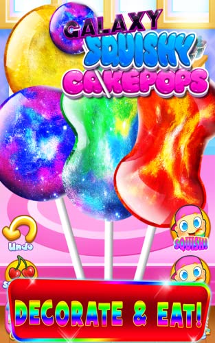 Galaxy Squishy Cake Pops - Kids Fun Dessert Food Maker Games FREE
