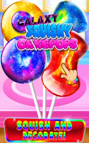 Galaxy Squishy Cake Pops - Kids Fun Dessert Food Maker Games FREE