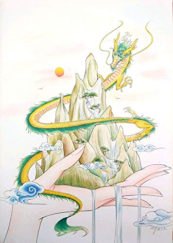 Gaocheng Libro de Colorear Creativo Chino Línea Dibujo de Bosquejo Libro de Texto Vintage Belleza Antigua Pintura Adulto Anti Estrés Libros para Colorear para Adultos