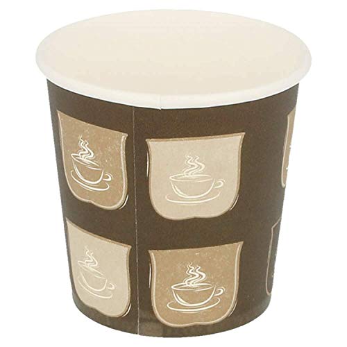 García de Pou 178.34 Vasos de Cartón Desechables para Café y Otras Bebidas Calientes, Caja de 1000