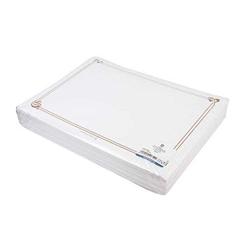 García de Pou Manteles Individuales, Celulosa Extra, Blanco, 31 x 43 CM, 500