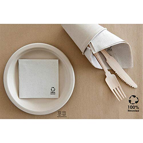 García de Pou Mantelines, Papel Reciclado, natural, 31x43 cm, 500