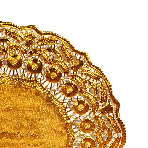 García de Pou Rodales Metalizados, Diámetro 31 cm, Set de 100, Dorado, 31 x 30 x 30 cm