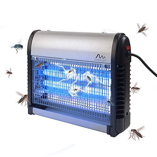 Gardigo 62400 Lampara Mata-Insectos Electrico Mata Moscas; con Luz Ultravioleta Anti-Polillas, Zancudos, Moscas, y mas Insectos. Atrapa Anti-Mosquitos