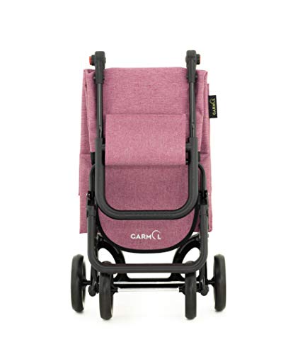 Garmol Carro Compra, Fucsia, 55L