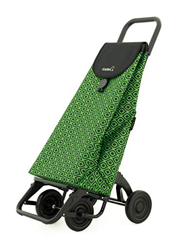 Garmol Carro Compra, Verde/Negro, 55L
