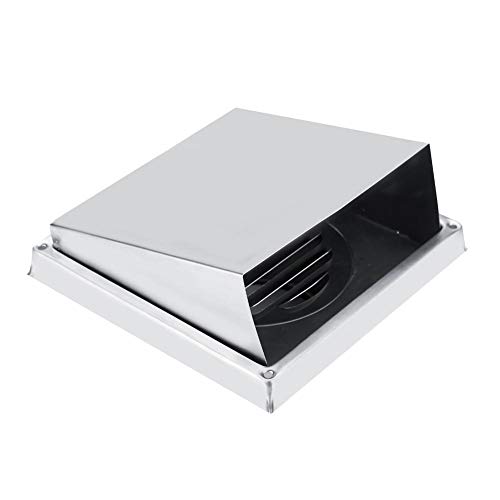 Garosa Respiraderos de Escape, Tubo de Filtro de Aire de Acero Inoxidable Rejilla Pared Ventilación de Aire Secadora Secadora Ventilador Extractor Salida de Ventilador