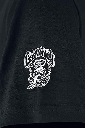 Gas Monkey Garage T-Shirt Side Monkey, Color:black;Größe:S