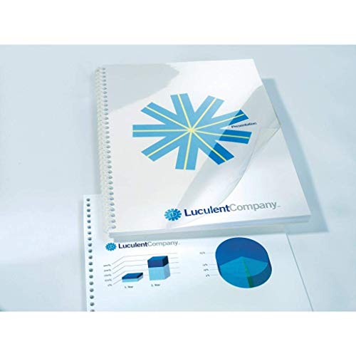 GBC CE011580E - Portada de encuadernación PVC transparente DIN A4 150 micras (Pack 100) color cristal