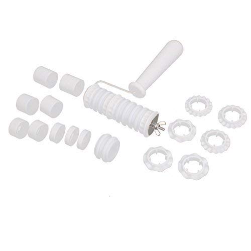 Gearmax® Rodillo cortador de lazos de fondant para decoración de pasteles modelado de azúcar
