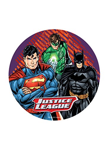 Generique - Disco oblea Liga de la Justicia Aleatorio 20 cm