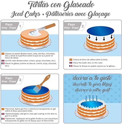 Generique Ladybug - Disco comestible para tartas