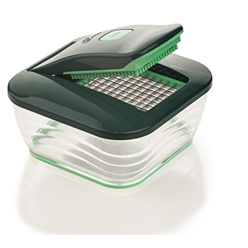 Genius Nicer Dicer Chef (15 piezas) | Cortador de frutas, verduras, cebolla, picadora, rallador de verduras, mandolina
