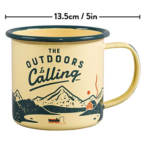 Gentlemen's Hardware GEN321 - Taza esmaltada, color amarillo