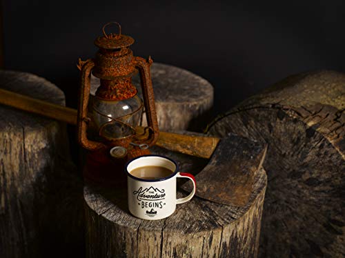 Gentlemen's Hardware - Taza, Acero, Blanco, 0.5 x 10.5 x 7.5 cm