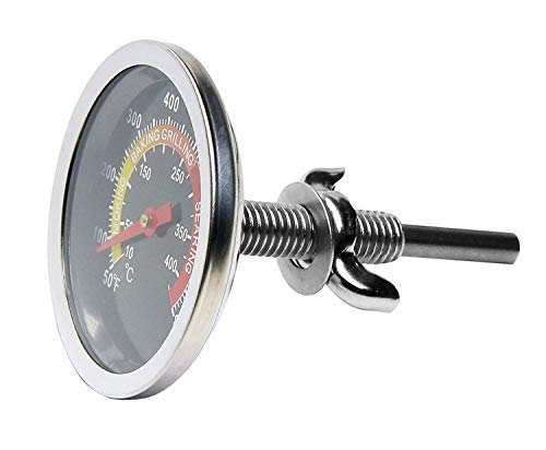 GFTIME 01T08 6 cm Termómetros para Barbacoas y Ahumadores BBQ Termómetro Medidor de Temperatura Piezas de Repuesto Termómetro de Horno Parrilla Accesorios