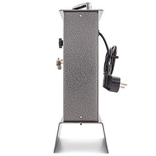 Giemme Spoleto Asador Giratorio Para Chimenea o Barbacoa C Regulable, Eléctrico, Capacidad 6 Kilogramos