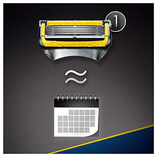 Gillette Fusion ProShield Maquinilla de Afeitar + 9 Cuchillas de Recambio