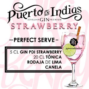 Gin Puerto de Indias Strawberry 70 cl