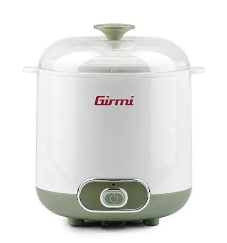 Girmi YG02 Yogurteras - Capacidad 1.5 litro, 20 W, Plastic