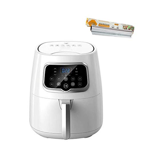 G/j/f 5.5L /freidora Eléctrica De Aire Caliente, 1350W / LED De Pantalla Táctil Digital/Revestimiento Antiadherente/Torbellinos De Aire Freidora/Certificación ETL/Receta/For Hornear/Eléctricos A