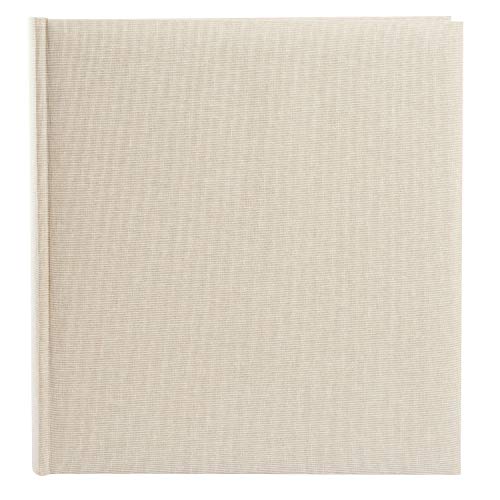 Goldbuch Summertime Trend 2 31605-Álbum (100 páginas con separadores de pergamino y Cubierta de Lino, para hasta 600 Fotos), Papel, Beige, 30 x 31 cm