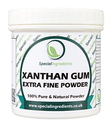 Goma Xantana (polvo del extrafine) 500g - (etiquetas e instrucciones del español)
