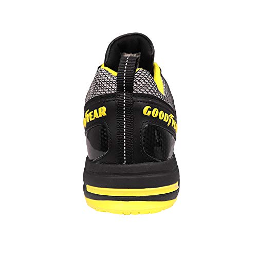 Goodyear GYSHU1502, Zapatillas de Seguridad para Hombre, Negro (Black/Yellow), 42 EU