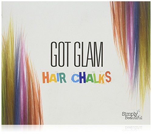 Got Glam- Juego de tizas para el pelo para niños y adolescentes - 24 tizas para teñido temporal, perfecto para Halloween, fiestas y mucho más