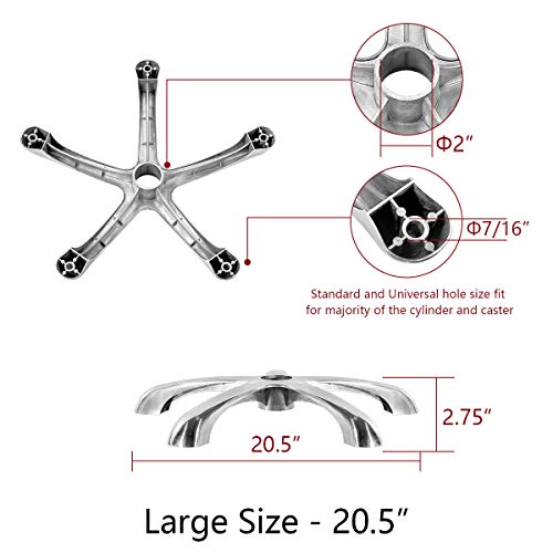 Grace & Grace - Base de repuesto para silla con ruedas (aluminio)