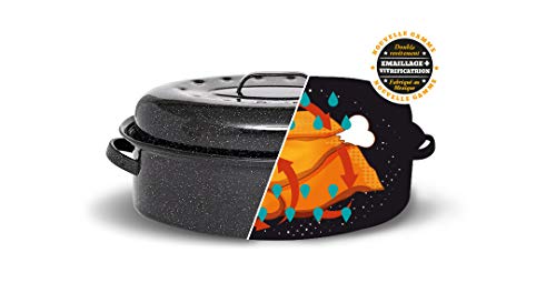 Graniteware 0509 - Asadora para Horno de Acero al Carbono (46 x 31 cm)