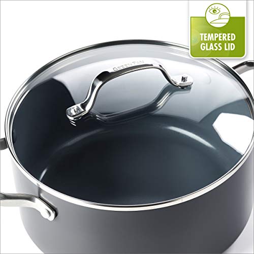 GreenPan Cookware Pots and Pans Set, 11-Piece gris