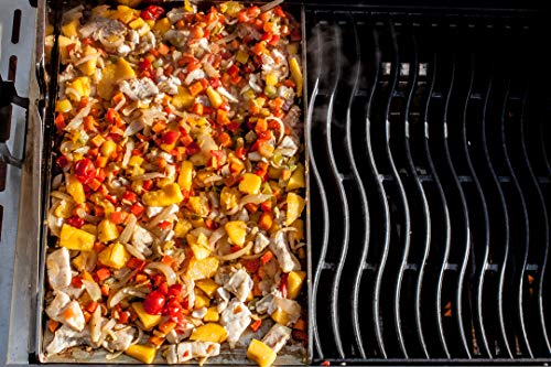 Grillrost.com Parrilla | Plancha Acero Inoxidable V2A Diferentes tamaños, Größe:Lex Videro 45x34